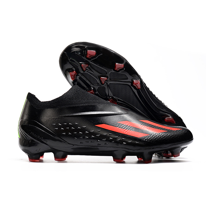 X Speedportal .1 2022 World Cup Boots FG Soccer Shoes-Black/Red-4536090