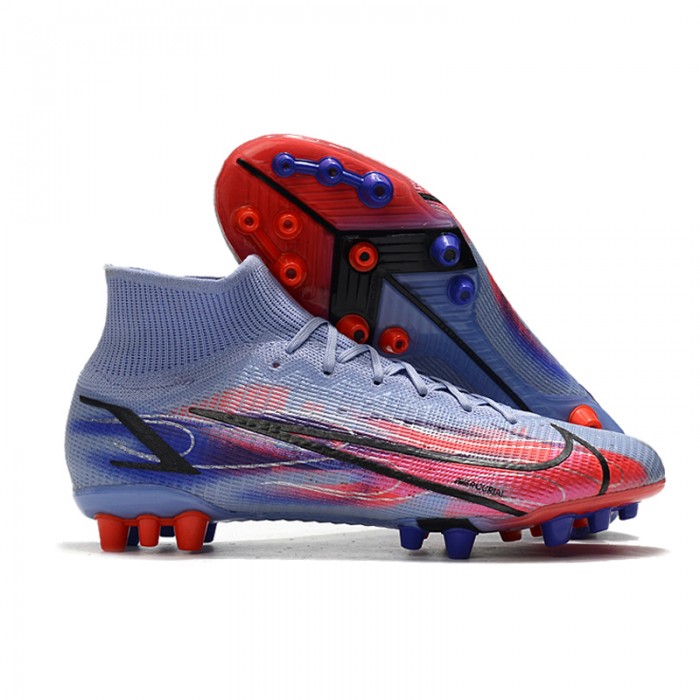Mbappé Superfly 8 Elite AG High Soccer Shoes-Purple/Red-783067