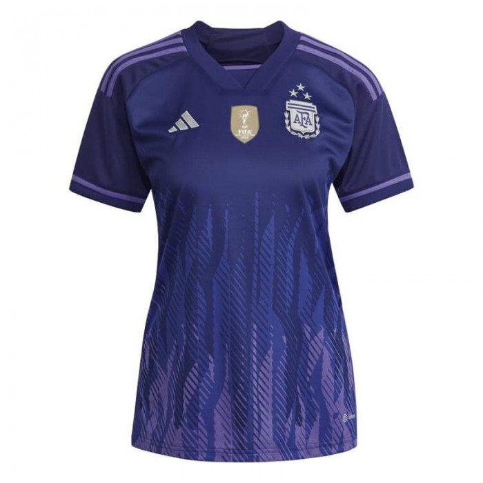 2022 World Cup Women Argentina 3-Star Away Purple Jersey Kit short sleeve-5149835