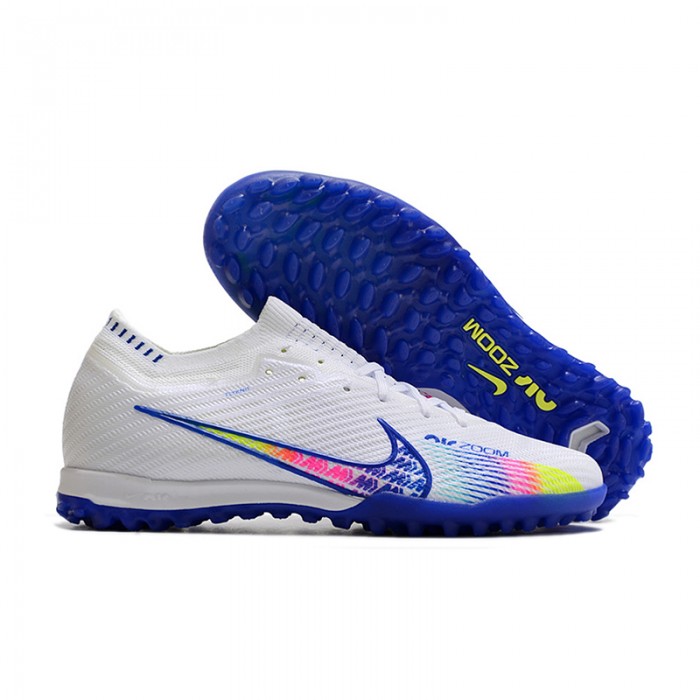 Air Zoom Mercurial Vapor XV Elite TF Soccer Shoes-White/Blue-7067132