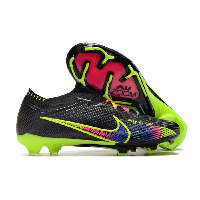 Air Zoom Mercurial Superfly IX Elite FG Soccer Shoes-Black/Green-5832593