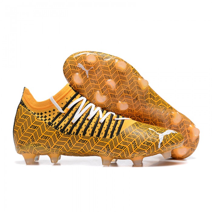 2022 World Cup Neymar Future Z 1.3 Teazer FG Soccer Shoes-Yellow/White-9244072