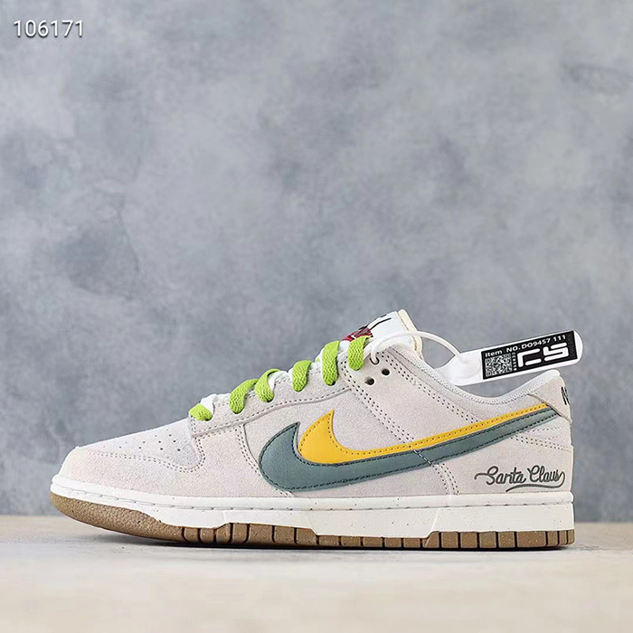 SB Dunk Low CS Running Shoes-Gray/Yellow-9732217
