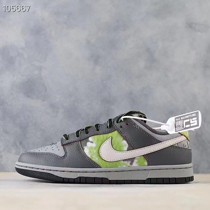 SB Dunk Low CS Running Shoes-Gray/Green-1047937