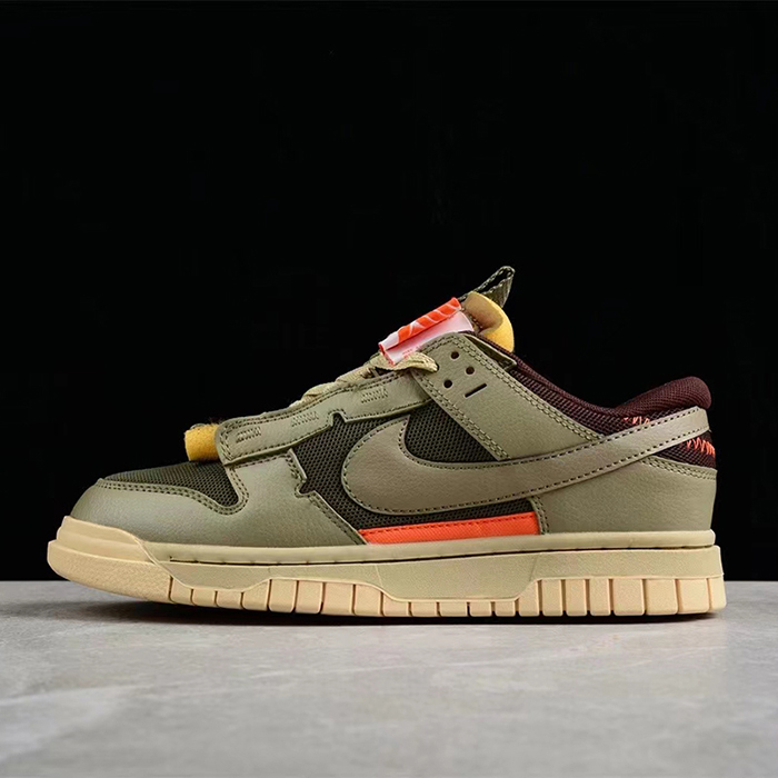 AIR SB Dunk Low 3.0 Remastered Running Shoes-Army Green/Brown-653861
