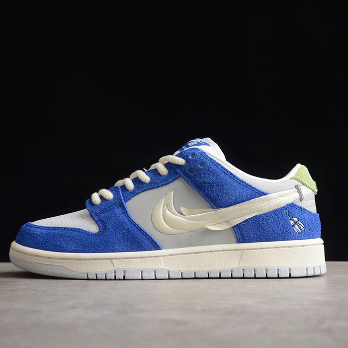 Fly Streetwear x SB Dunk Low Running Shoes-Blue/White-2467797