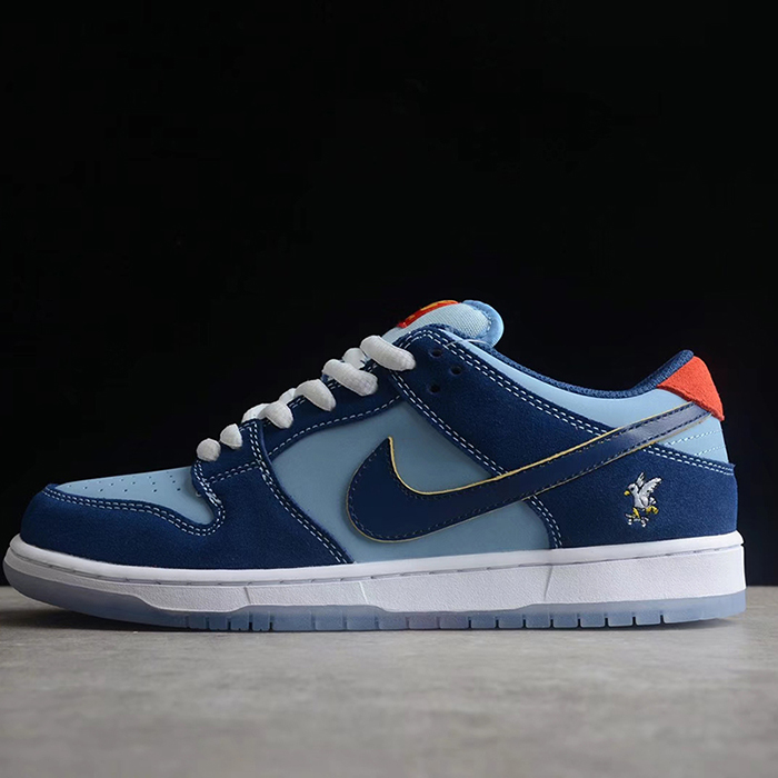 SB Dunk Low Pro Running Shoes-Blue/White-608670