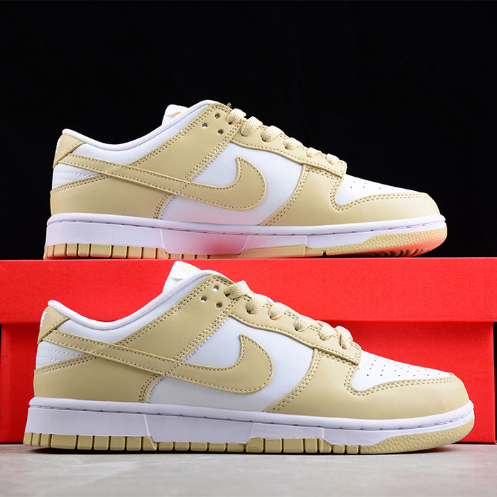 SB Dunk Low“Team Gold”Running Shoes-White/Gold-8477451