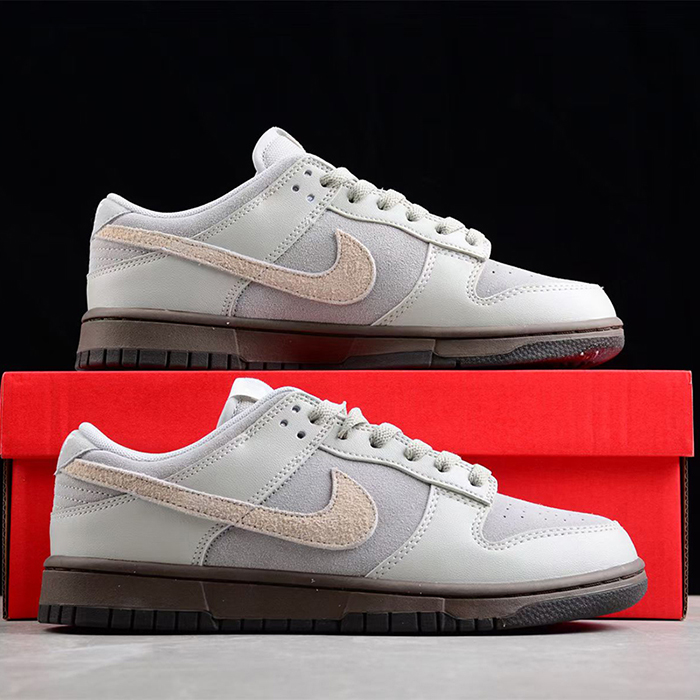 SB Dunk Low“Ironstone”Running Shoes-Gray/Brown-6978960
