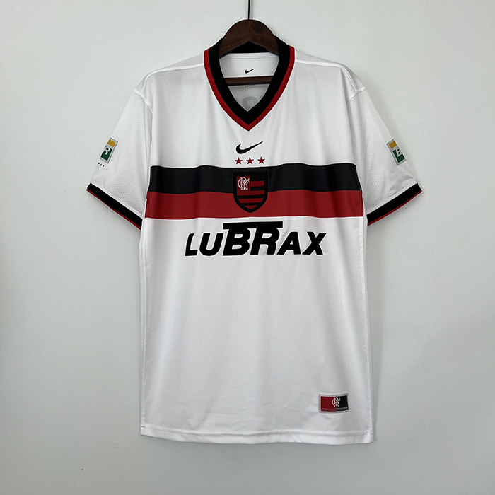 Retro 2001 Flamengo Away White Jersey Kit short sleeve-506098