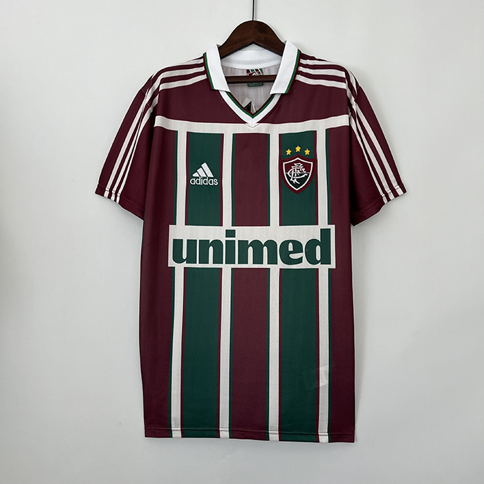 Retro 2003 Fluminense Home Red Green Jersey Kit short sleeve-3185772