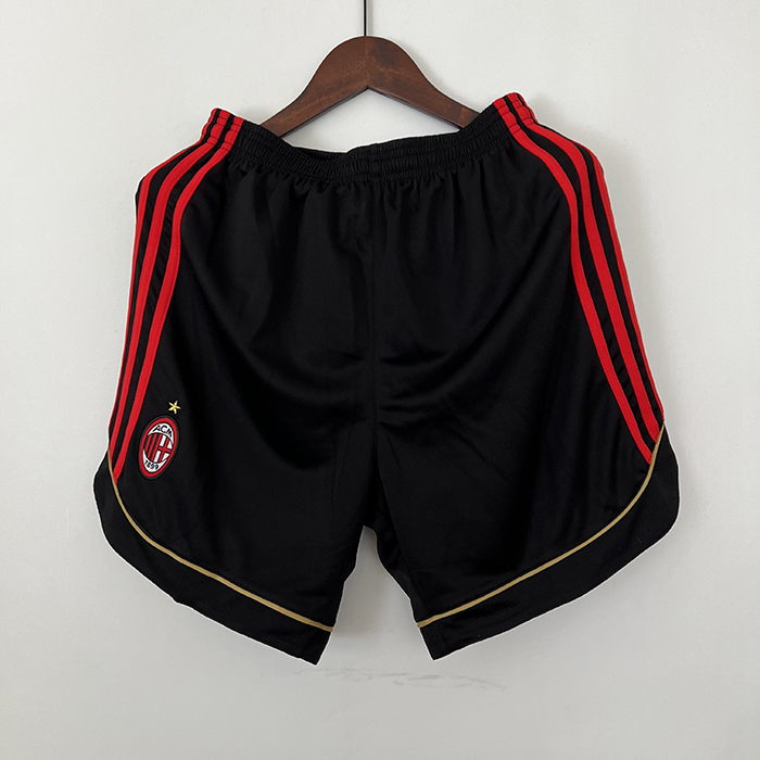 Retro 06/07 Shorts AC Milan Home Black Shorts Jersey-1120341