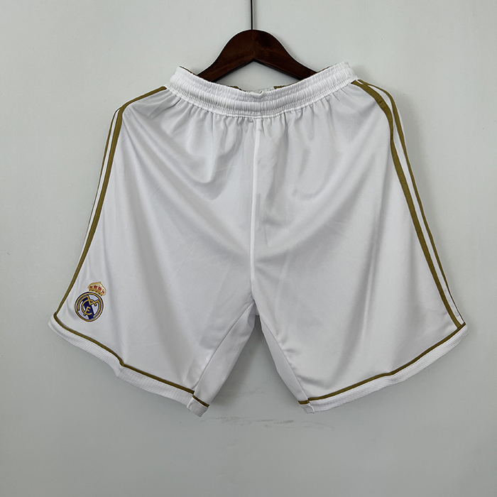 Retro 11/12 Shorts Real Madrid Home White Shorts Jersey-928578