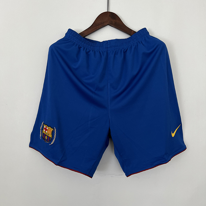 Retro 07/08 Shorts Barcelona Home Blue Shorts Jersey-8901122