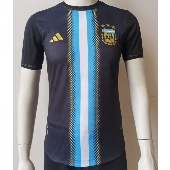 2022 Argentina Navy Blue Special edition Jersey Kit short sleeve (player version)-6963328