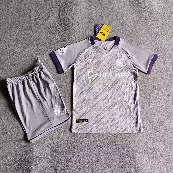22/23 Al-Nassr FC Riyadh Victory Third Away Jersey Kit short sleeve (Shirt + Short )-4475030