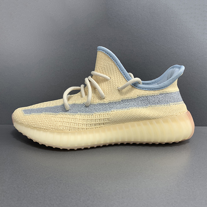 Kanye West Boost Yeezy SPLV 350 V2 Running Shoes-Yellow/Gray-449083