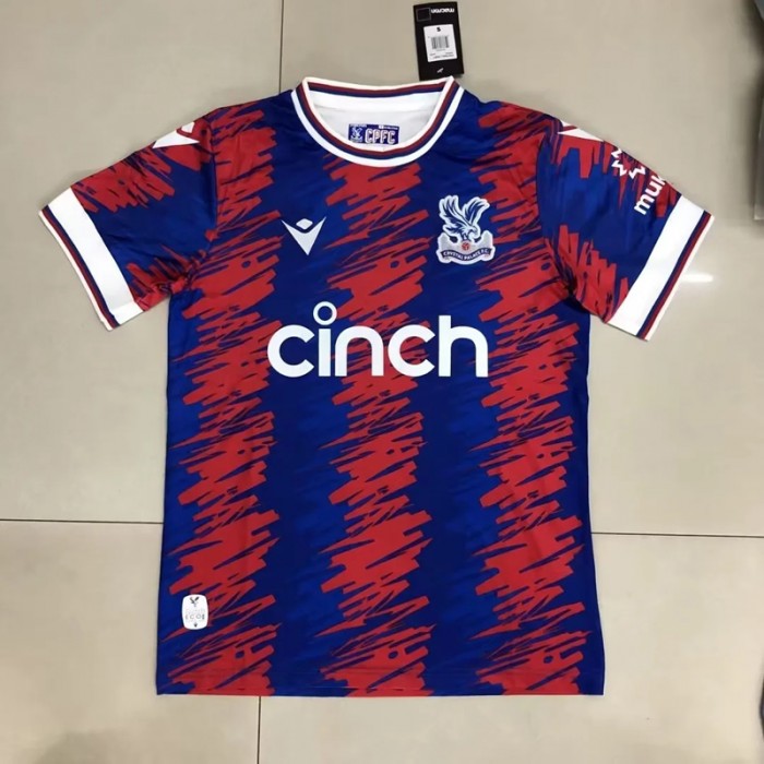 22/23 Crystal Palace Away Blue Red Jersey Kit short sleeve-7105238