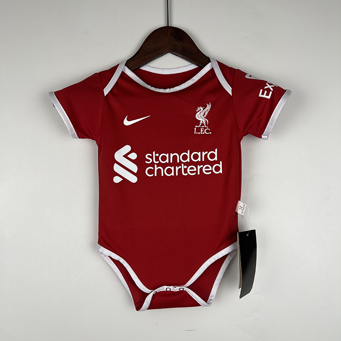 23/24 Baby Liverpool home Red Baby Jersey Kit short sleeve-5365406