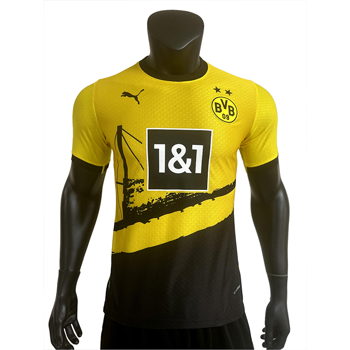 23/24 Borussia Dortmund Home Yellow Black Jersey Kit short sleeve (Player Version)-2438677