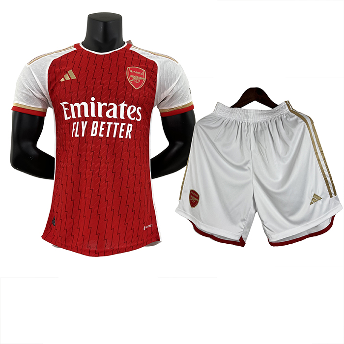 23/24 Arsenal Home Red Jersey Kit (Shirt + Short) (Player Version)-1110548
