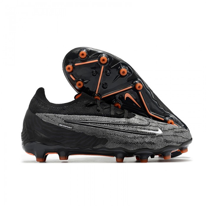 Phantom GX Elite AG Soccer Shoes-Gray/Black-4635263