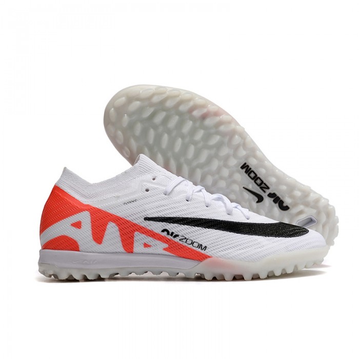 Air Zoom Mercurial Vapor XV Elite TF Soccer Shoes-White/Black-868375