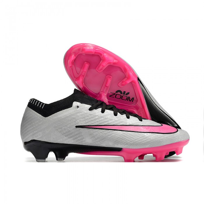 Air Zoom Mercurial Superfly IX Elite FG Soccer Shoes-Gray/Black-260271