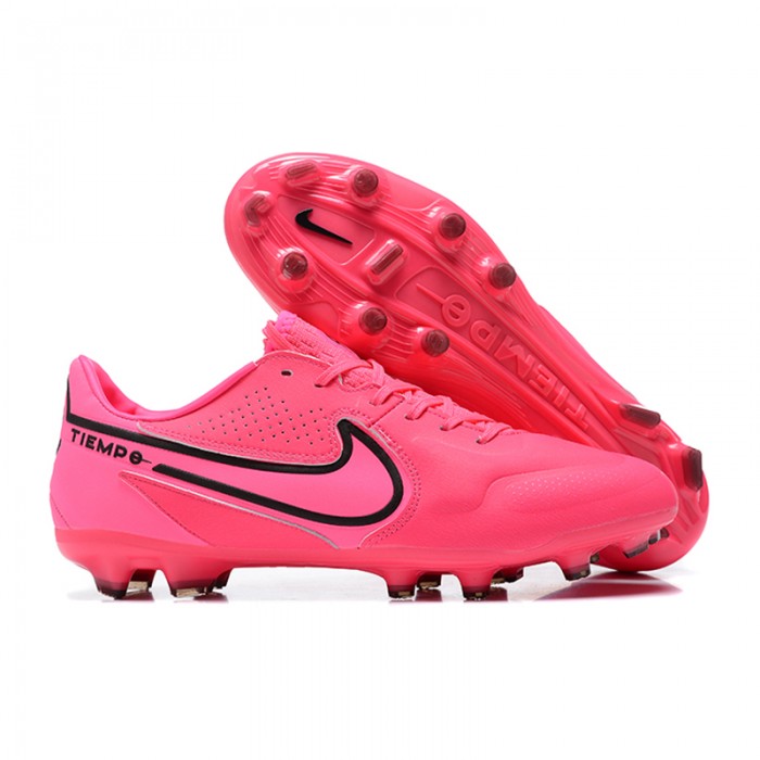 Tiempo Legend 9 Elite FG Soccer Shoes-Pink/Black-458345