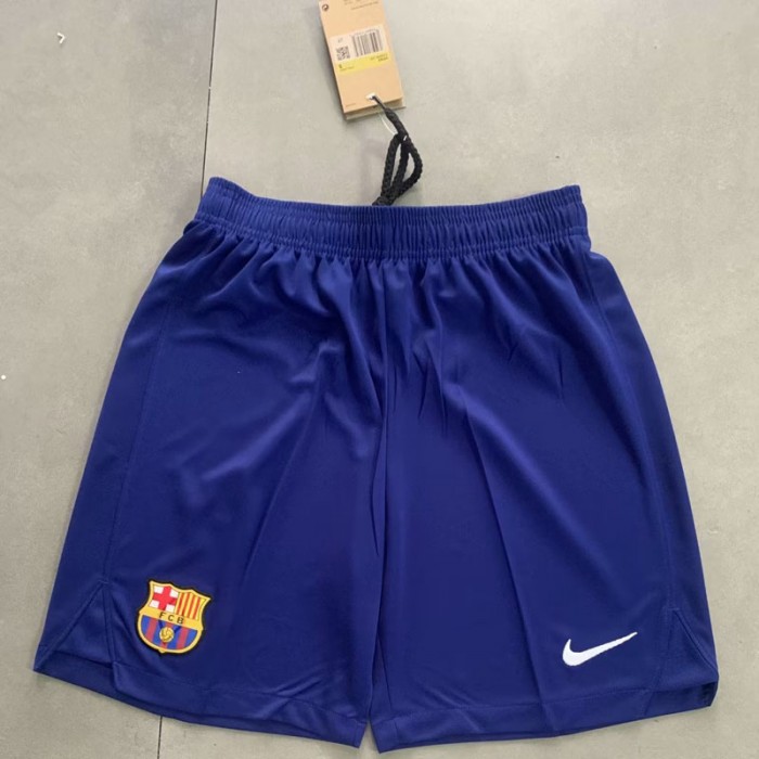 23/24 Barcelona Home Shorts Blue Shorts Jersey-770691