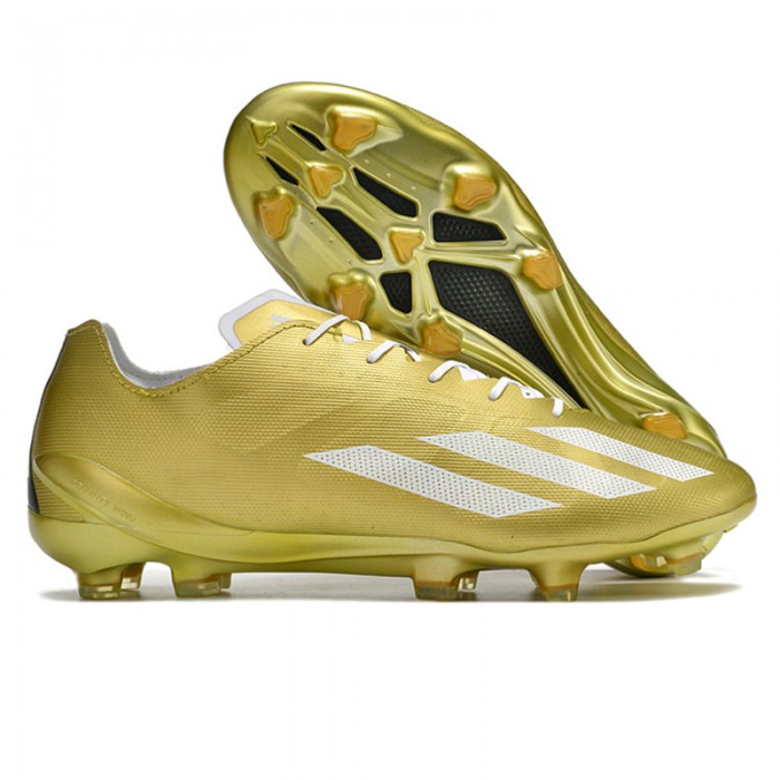X Crazyfast+ FG Soccer Shoes-Gold/White-6539783