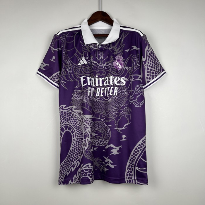 23/24 Real Madrid Special Edition Purple Jersey Kit short sleeve-8592947