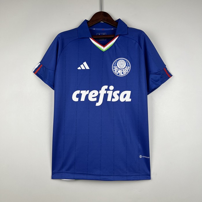 23/24 Goalkeeper Fluminense Blue Jersey Kit short sleeve-3657637