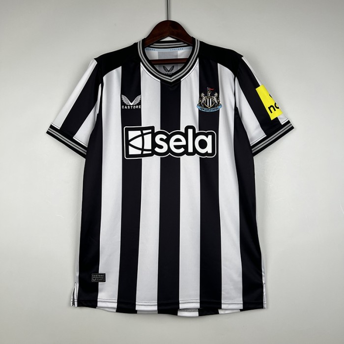 23/24 Newcastle United Home Black White Jersey Kit short sleeve-7994124