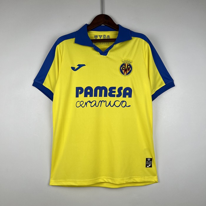 23/24 Villarreal 100th Anniversary Yellow Jersey Kit short sleeve-8161865