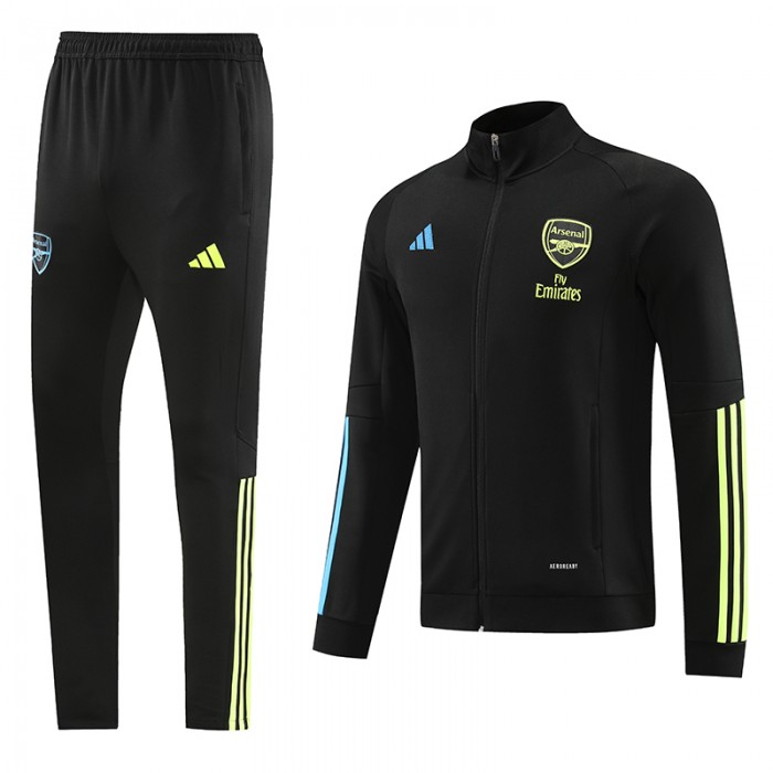 23/24 Arsenal Black Edition Classic Jacket Training Suit (Top+Pant)-2875611