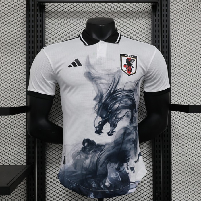 2023 Japan White Black Jersey Kit short sleeve (Player Version)-7079866