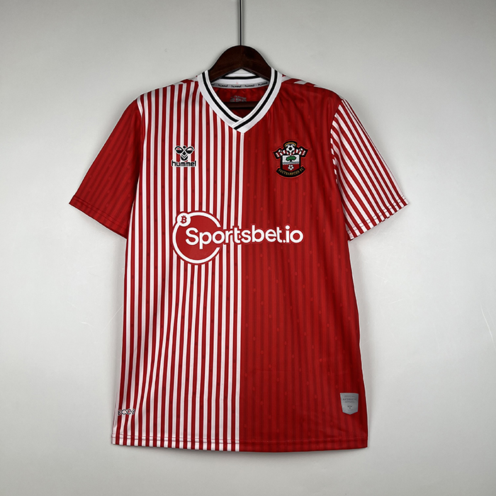 23/24 Southampton Home Red White Jersey version short sleeve-2780056