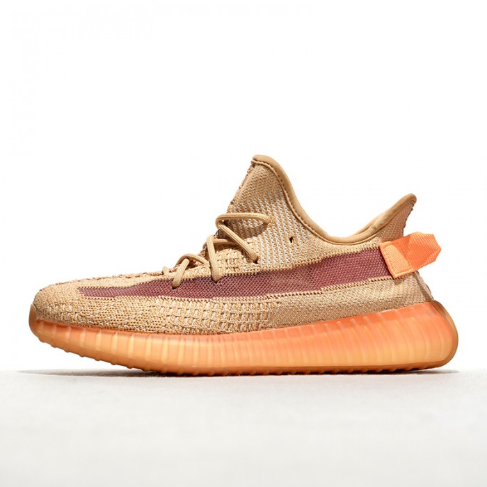 Yeezy Boost 350 V2“Clay”Running Shoes-Orange/Wine Red-8521561