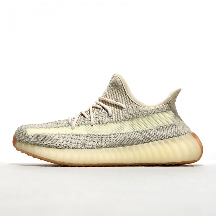 Yeezy Boost 350 V2“Citrin Reflective”Running Shoes-Gray/Yellow-2808732