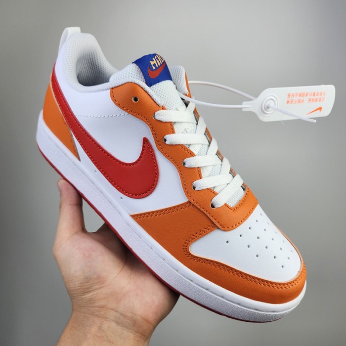 AIR FORCE 1 AF1 Running Shoes-White/Orange-9955566