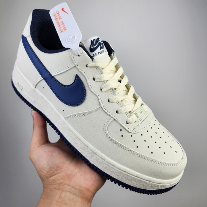 AIR FORCE 1 AF1 Running Shoes-White/Blue-8260056