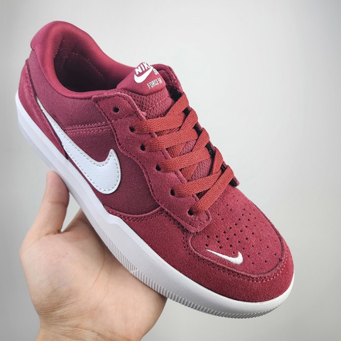 SB Force 58 Running Shoes-Wine Red/White-8488085