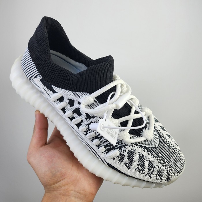 Yeezy Boost 350 V2 CMPCT Running Shoes-White/Black-9509075