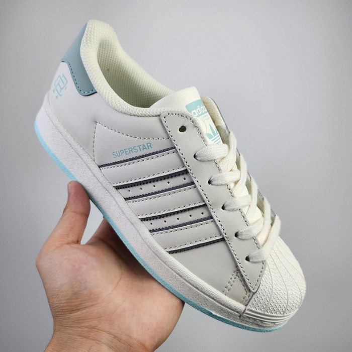 Superstar Running Shoes-White/Blue-9608913