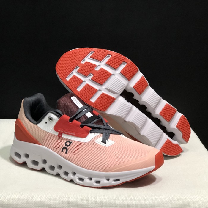 On C Running Shoes-Pink/White-353918