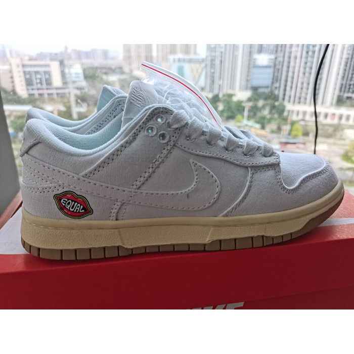 SB Dunk Low WMNS“The Future is Equal”Running Shoes-White/Khaki-1516848