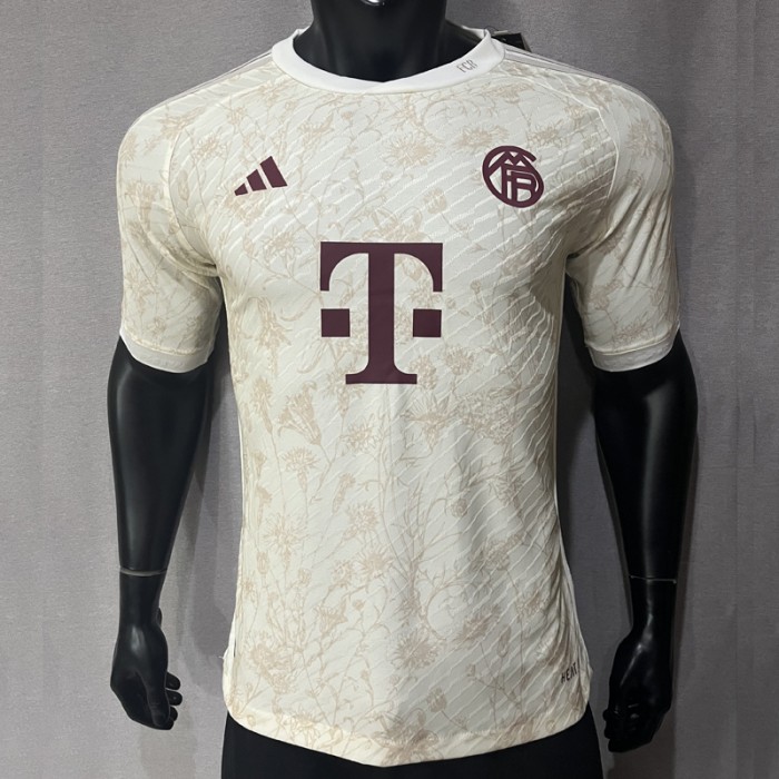 23/24 Bayern Munich Home Second Away White Jersey Kit short sleeve (Player Version)-3211452