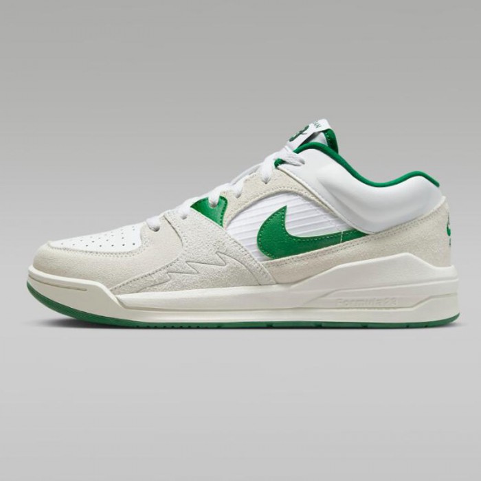 Air Jordan Stadium 90 Running Shoes-Gray/Green-5485225