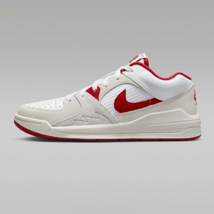 Air Jordan Stadium 90 Running Shoes-Gray/Red-7052064